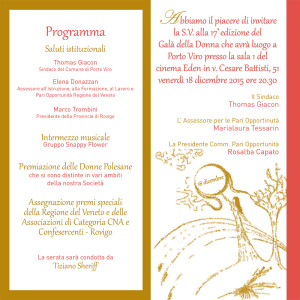 gala della donna 2015