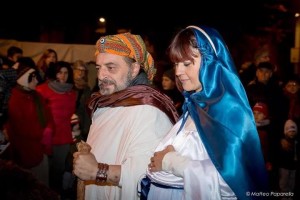 presepe vivente giuseppe e maria